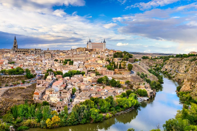 Spain's one time capital of Toledo
