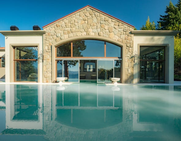 Spa pool at Villa Beluno
