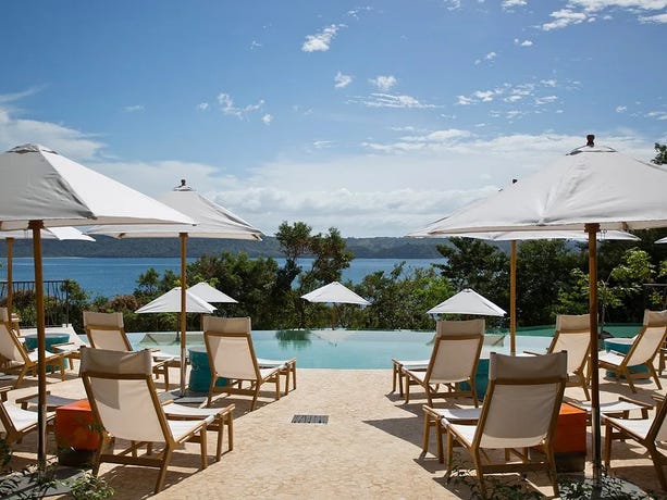 The pool at Andaz Papagayo
