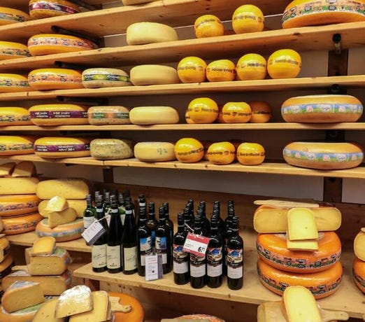 Cheese shops of Amsterdam
