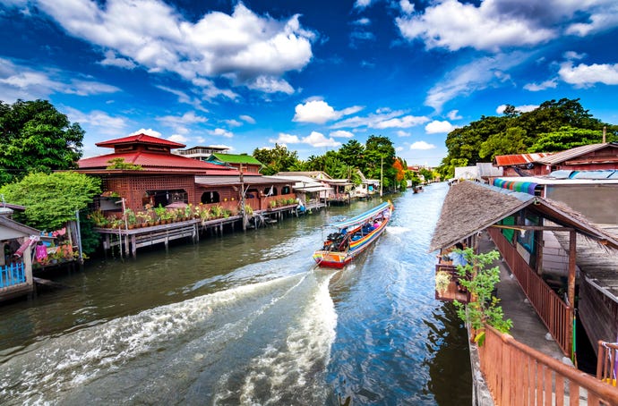 Explore the canals of Bangkok
