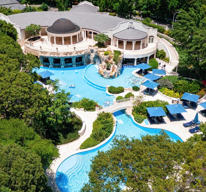 The pool at Sandy Lane
