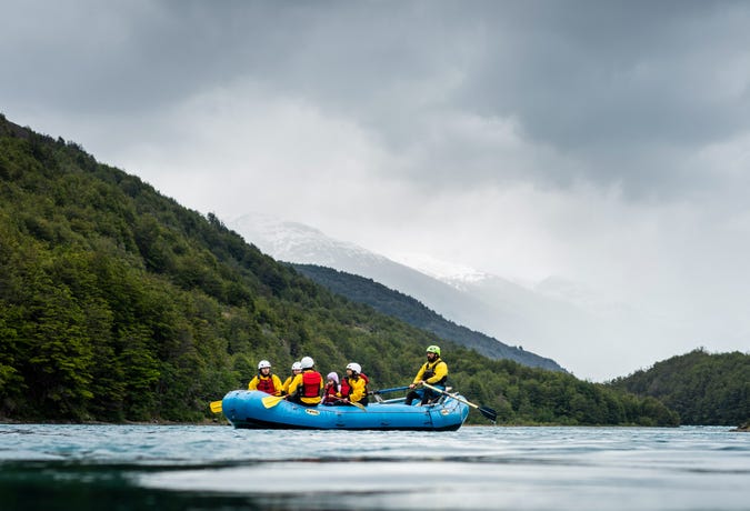 White-water rafting on the Baker River