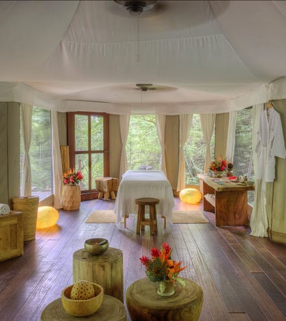 Relax in the spa with a real shaman and local plants