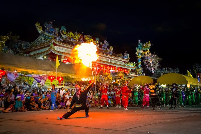 Dance performances for the lunar New Year