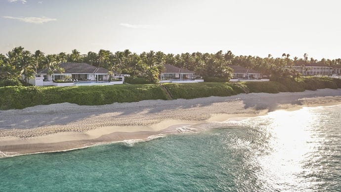 The private beach-side homes at Four Seasons Resort Ocean Club