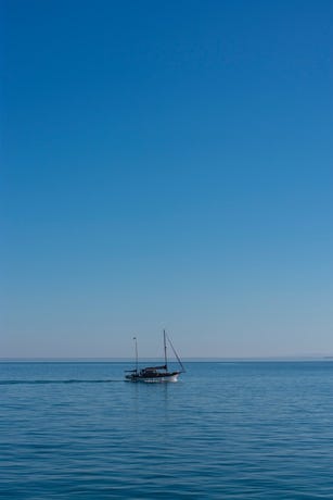 The waters of Setúbal, an important fishing town in Portugal