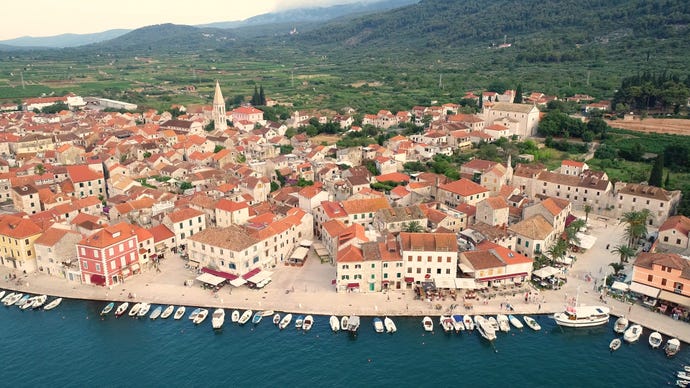 Cavtat, a town within the Konavle area
