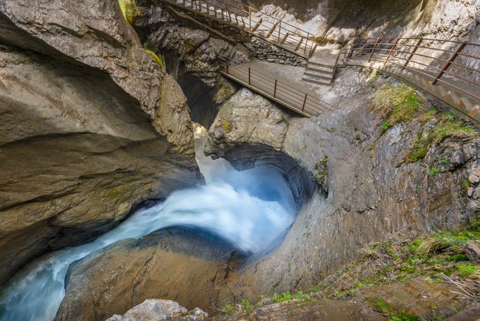 The Trummelbach Waterfall
