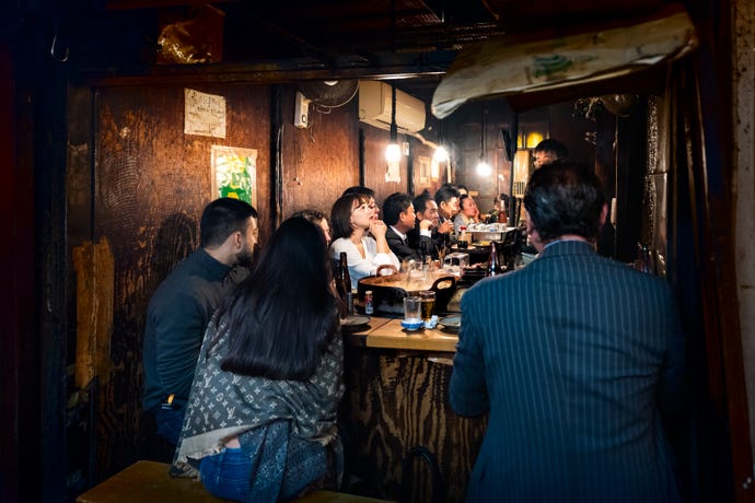 A traditional izakaya in Tokyo
