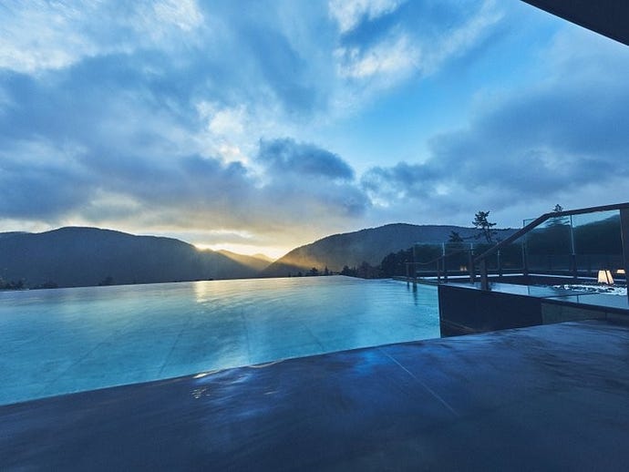 The onsen at Hakone Ten-yu
