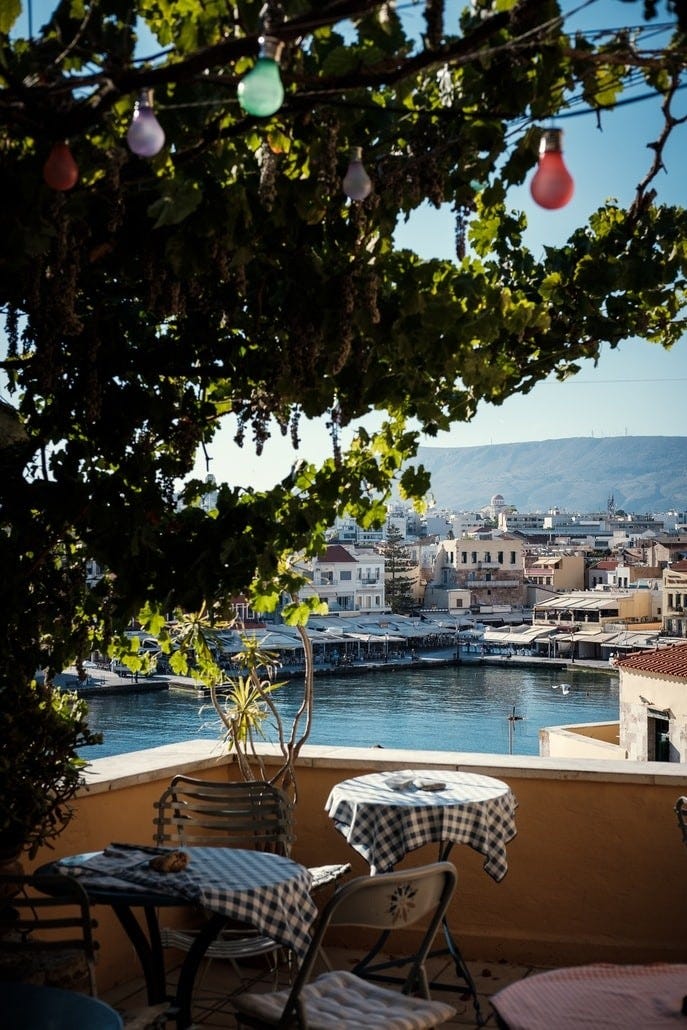 The charming seaside town of Chania
