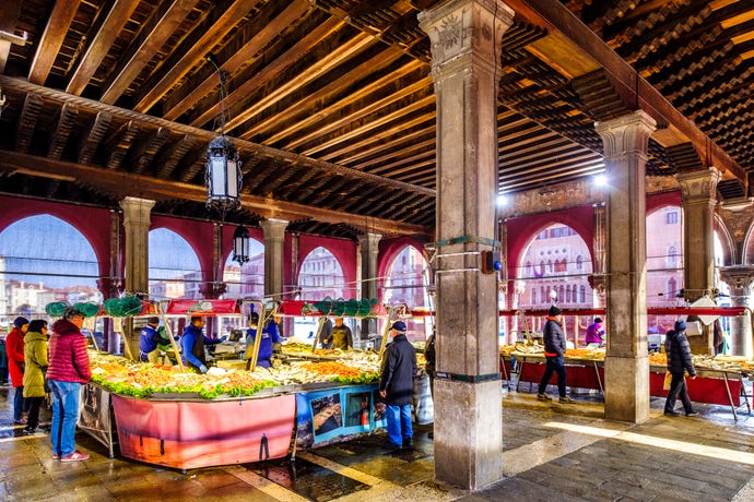 The central market for getting ingredients
