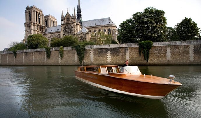 Your luxury Riva Boat this evening
