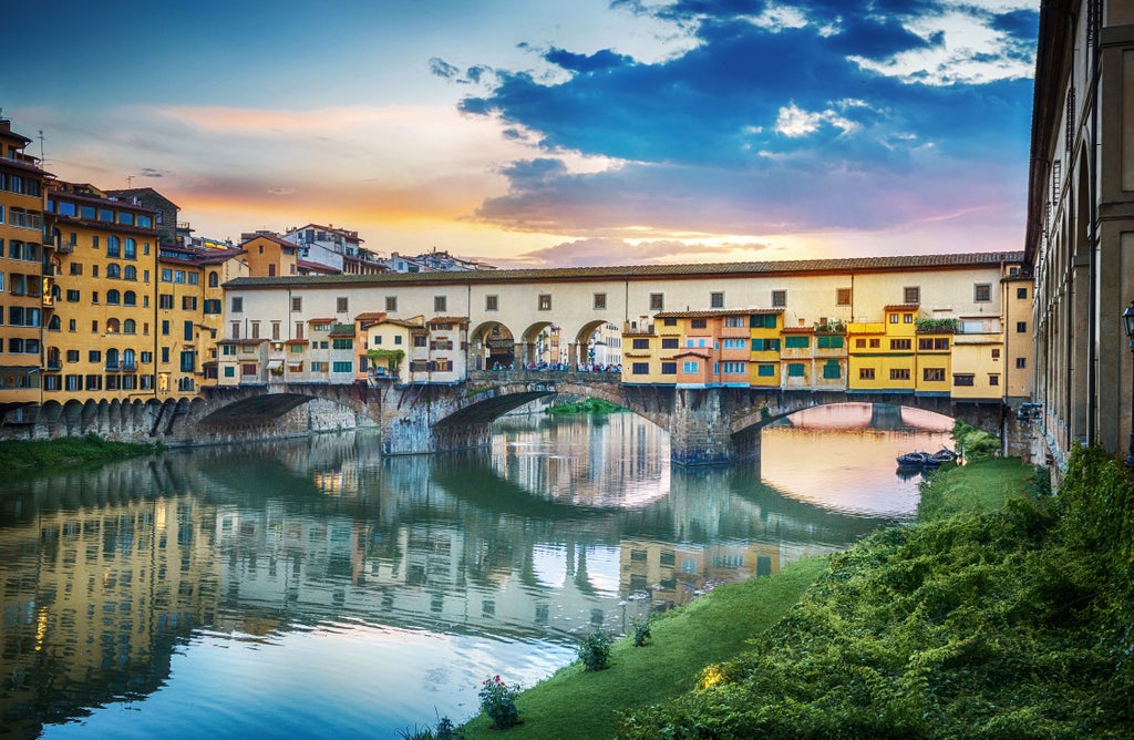 Private guided tour of Michelangelo's David at Accademia Gallery, with ornate architecture and renaissance art in Florence, Italy