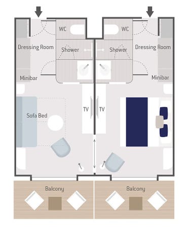 Prestige Suite Floorplan
