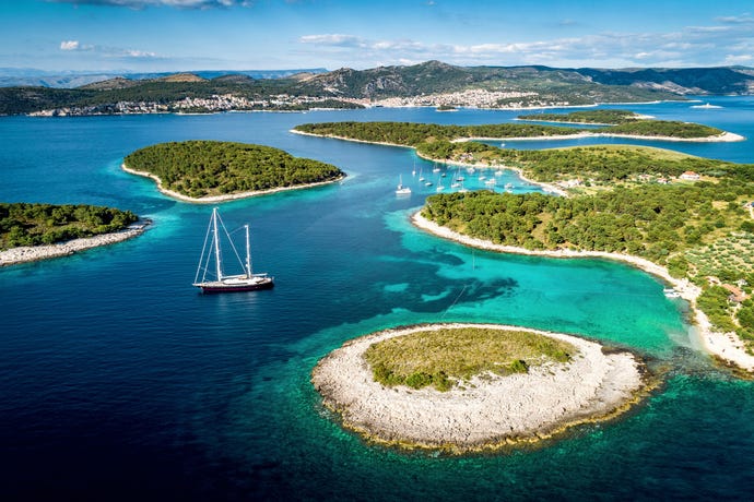 The Pakleni Islands off of Croatia's Dalmatian Coast
