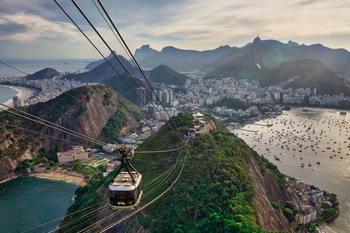 The iconic Sugarloaf Mountain
