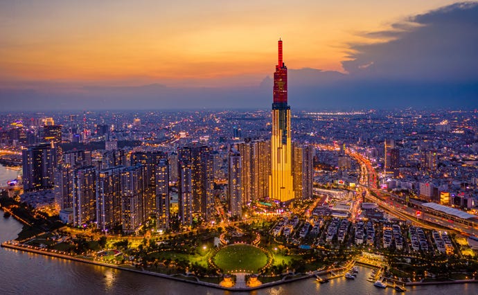 Ho Chi Minh City Aerial
