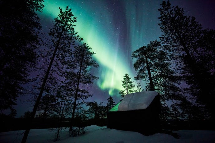 Uninterrupted views of the Northern Lights