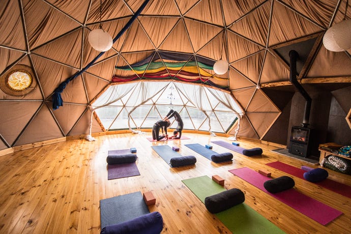 Wind down with on-site yoga, massages and more