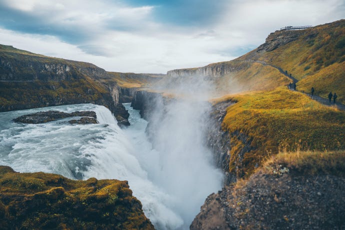 The only way to really understand the sheer power of Gullfoss is to stand before it