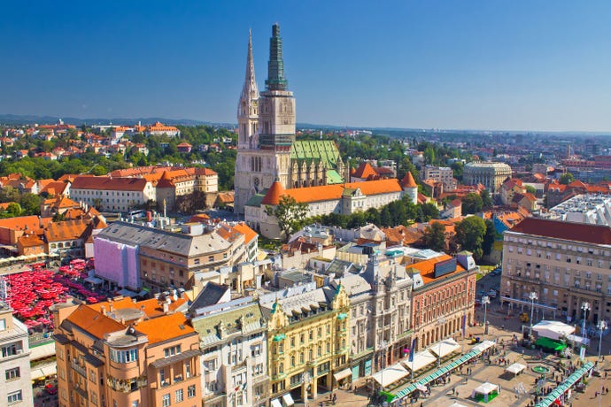 The Main Square of Zagreb
