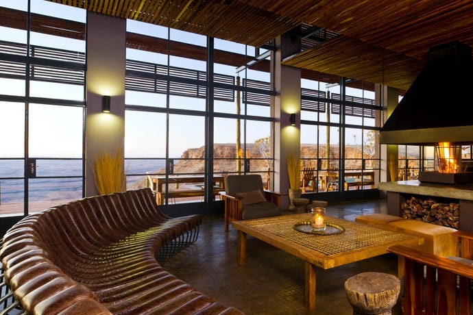 Canyon luxury at the Fish River Lodge