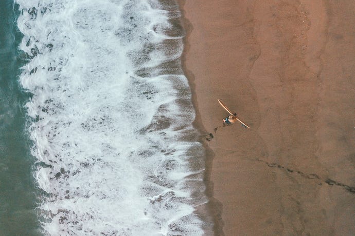 North Shore; beach break for every surf level