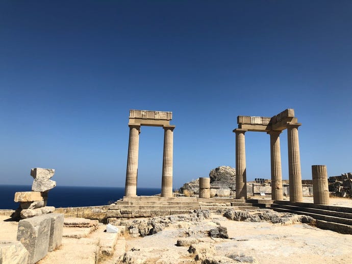 Some of Greece’s most important monuments are in Rhodes. Source: Unsplash