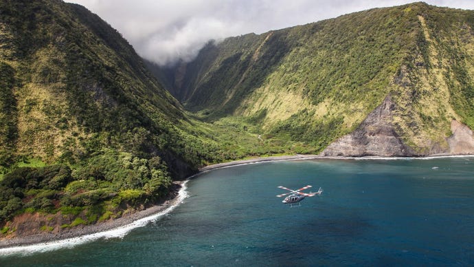 See the stunning landscape of the Big Island during a helicopter flight