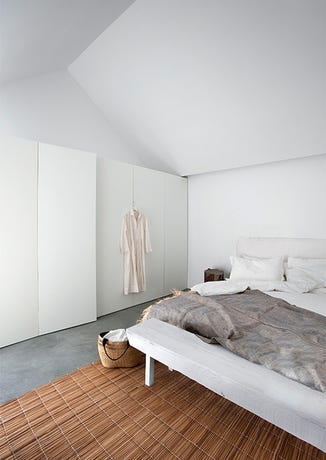 Minimalist, light interiors provide an added sense of calm