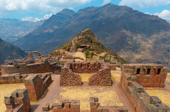 The Incan Ruin of Pisac
