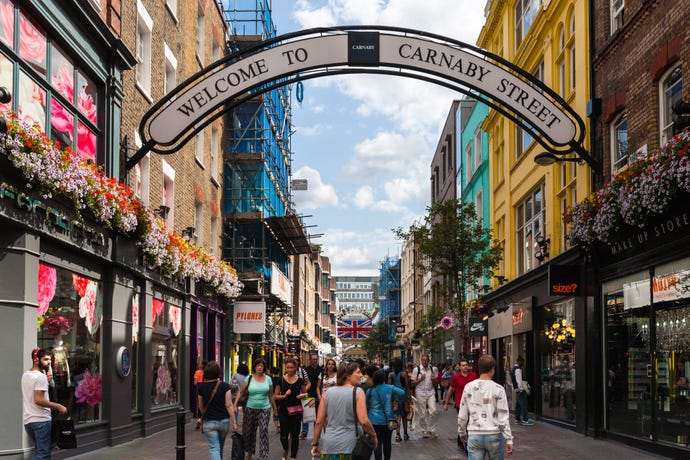 Soho is one of many exciting neighborhoods in London
