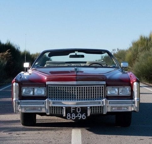 Ride in style in a Cadillac Eldorado