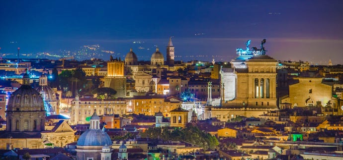 Rome at night
