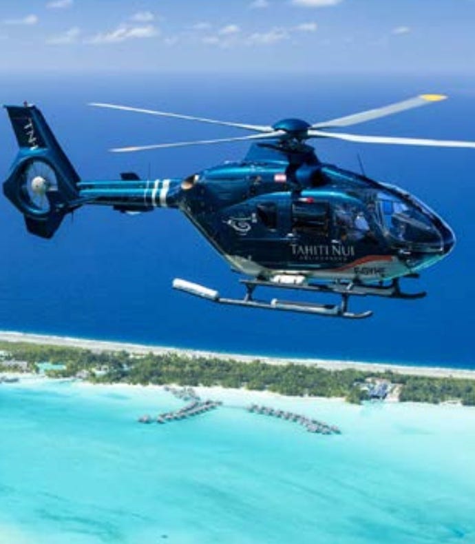 Helicopter Tour of Bora Bora
