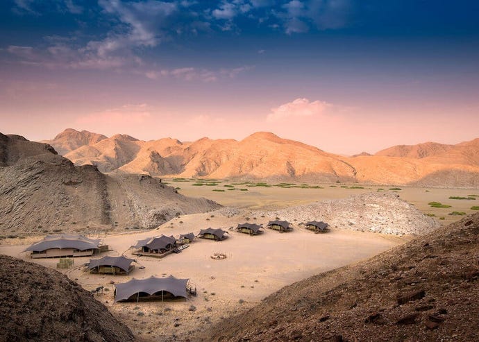 Hoanib Valley Camp in the wilds of the desert