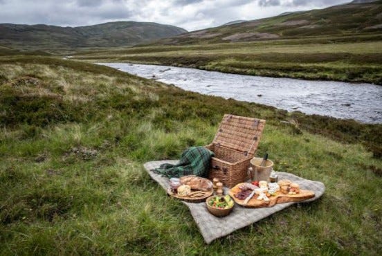 Picnic in the highlands
