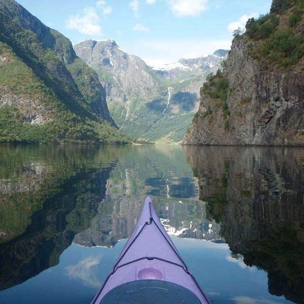 Kayaking Aurlandsfjord
