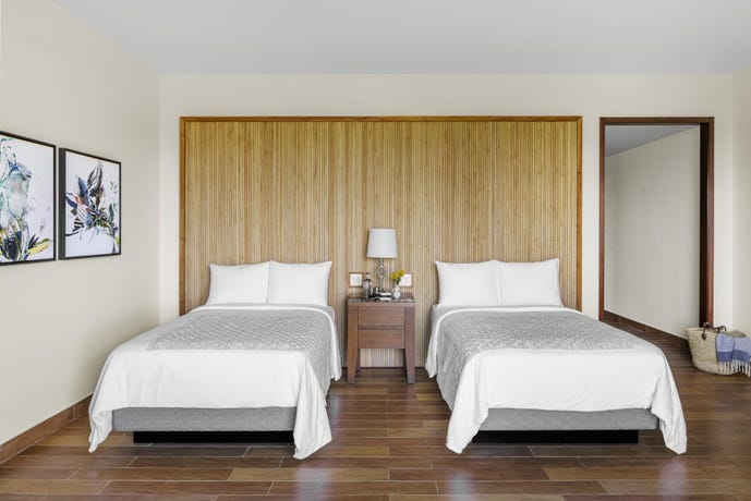 Oceanview Deluxe Rooms are located in the Tower
