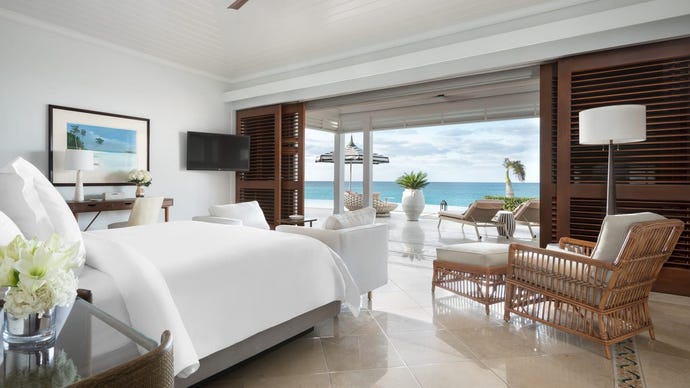 A gentle Caribbean breeze flowing directly into your bedroom