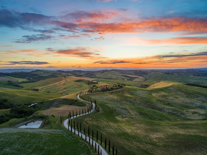 Tuscany is something from a postcard
