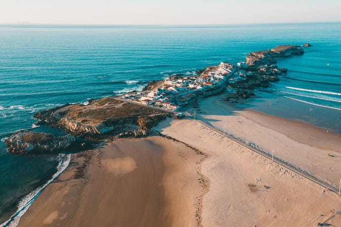 Baleal Island: great for tapas with a view, a short walk or wave check of both coastlines