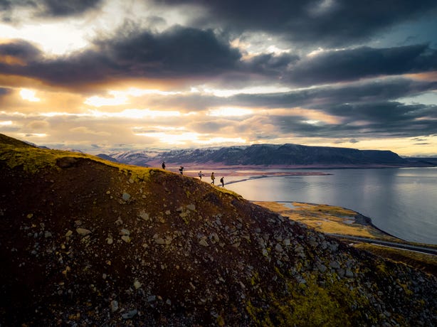 Never too late for a summer hike in Iceland