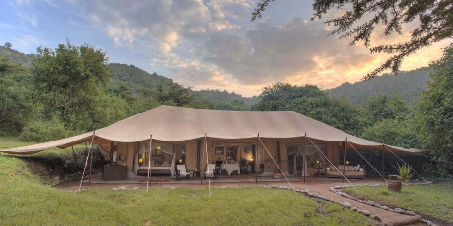 The Family Tent at Cottar's
