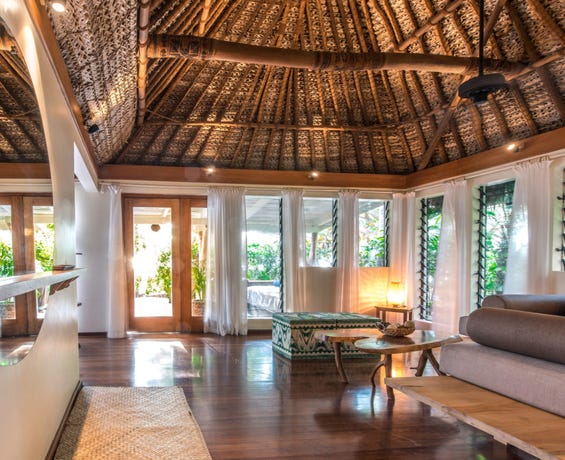 Living room of a villa
