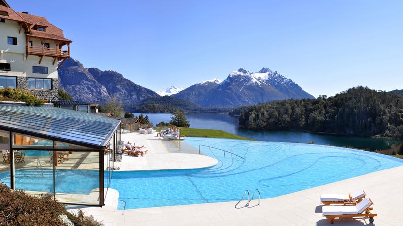 The pool at Llao Llao
