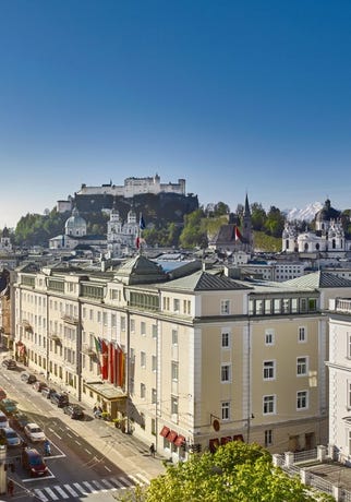 Hotel Sacher in central Salzburg
