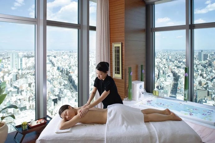 Spa at the Mandarin Oriental Tokyo
